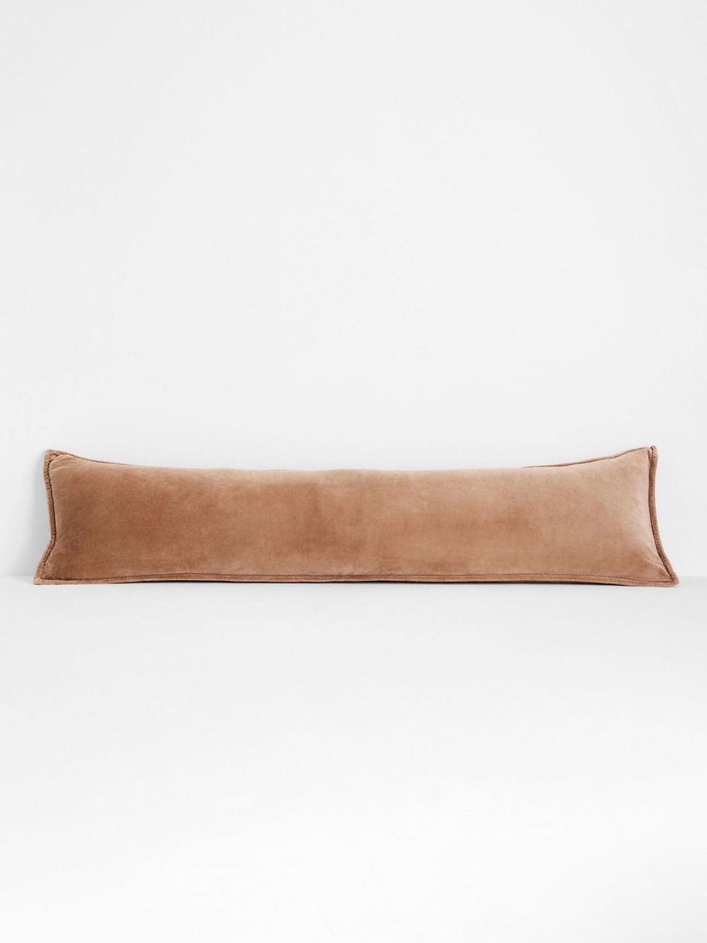 Anthropologie Velvet Trova Pillow, Cocoa, 12x48